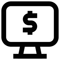 Dollar Monitor Icon