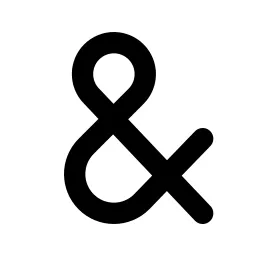 Ampersand Line Icon