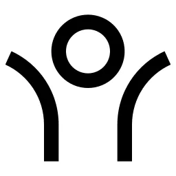 Open Arm Line Icon