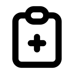 Report Medical Line Icon