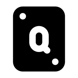 Play Card Q Icon