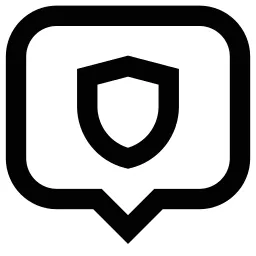 Shield Message Icon