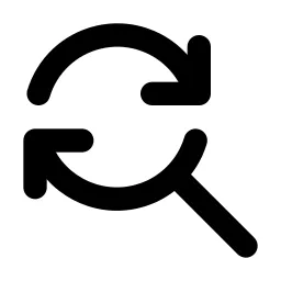 Zoom Replace Line Icon