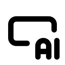 Input Ai Line Icon