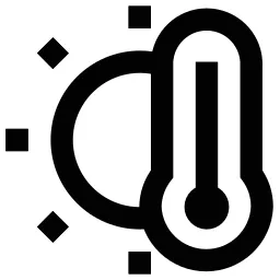 Hot Temperature Icon