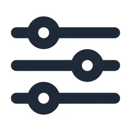 Adjustments Line Icon