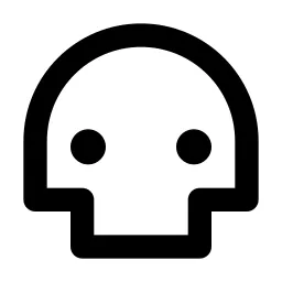 Skull Line Icon