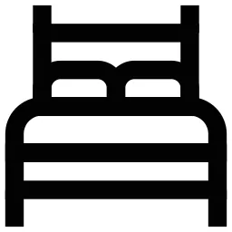 Double Bed Sleep Icon
