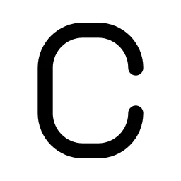 Letter C Line Icon