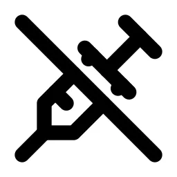 Vaccine Off Line Icon