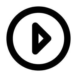 Circle Caret Right Line Icon