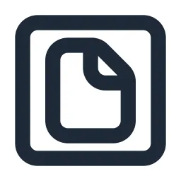 File Box Line Icon