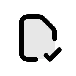 File Check Duo Icon
