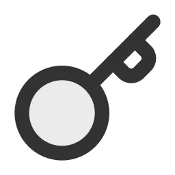 Key Duotone Icon