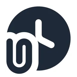 Clock Attachment Solid Icon
