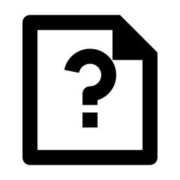 File Unknow Line Icon