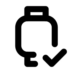 Device Watch Check Line Icon