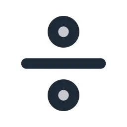 Divide Duotone Icon