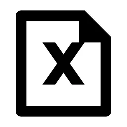File Excel Line Icon