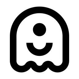 Ghost Smile Line Icon