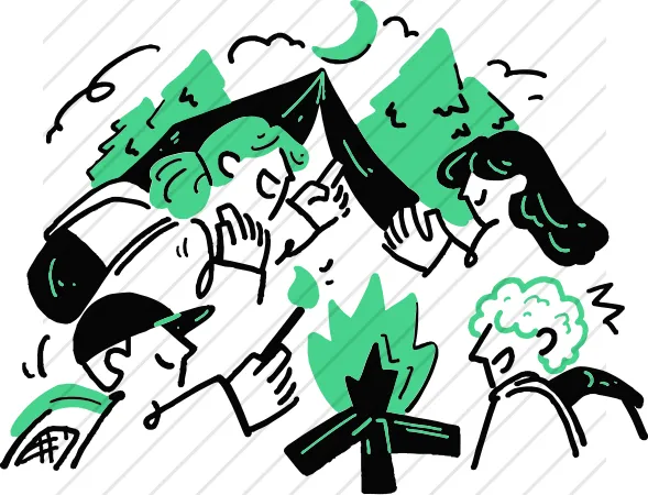 Team Camping