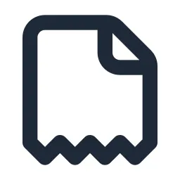 File Broken Line Icon