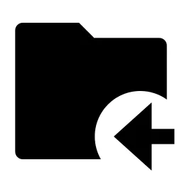 Folder Received Fill Icon