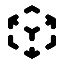 Cube 3d Sphere Line Icon