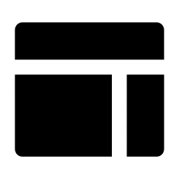 Layout 6 Fill Icon