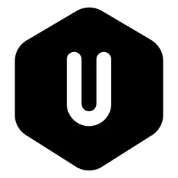 Hexagon Letter U Icon