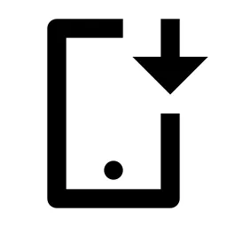 Mobile Download Line Icon