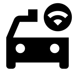 Taxi Wifi Fill Icon