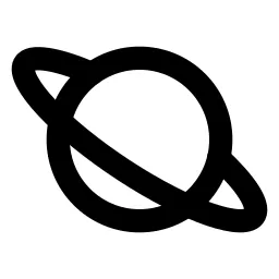 Planet Line Icon