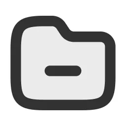 Folder Remove Duotone Icon