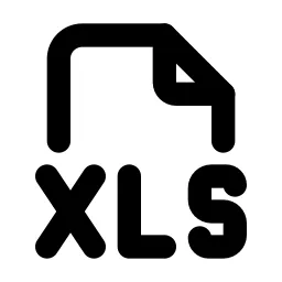 File Type Xls Line Icon