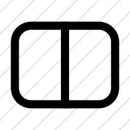 Column Wide Colums Icon
