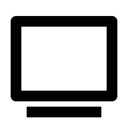 Tv 2 Line Icon