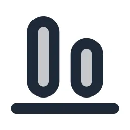 Align Bottom Duotone Icon