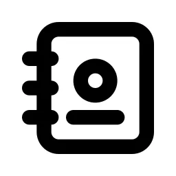 Address Book Line Icon