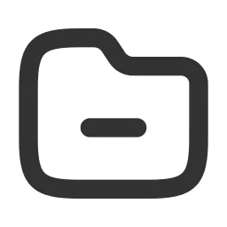 Folder Remove Icon