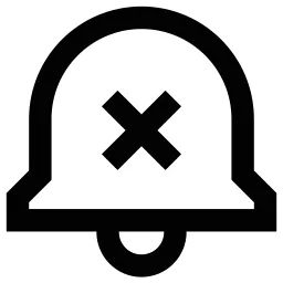 Bell Xmark Icon