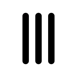 Tallymark 3 Line Icon