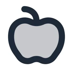 Apple Duotone Icon