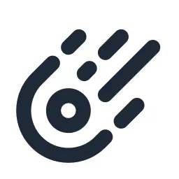 Comet Line Icon