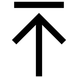 Arrow Up Line Icon