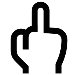 Middle Finger Icon
