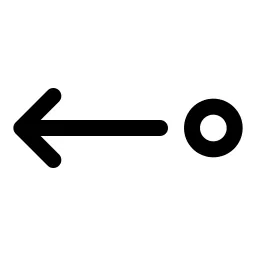 Dot Arrow Left Icon