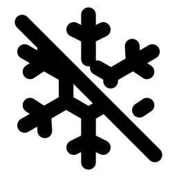 Snowflake Off Line Icon