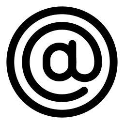 At Sign Circle Icon