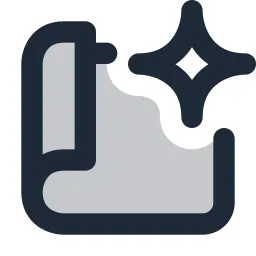Ai Map Fold Duotone Icon